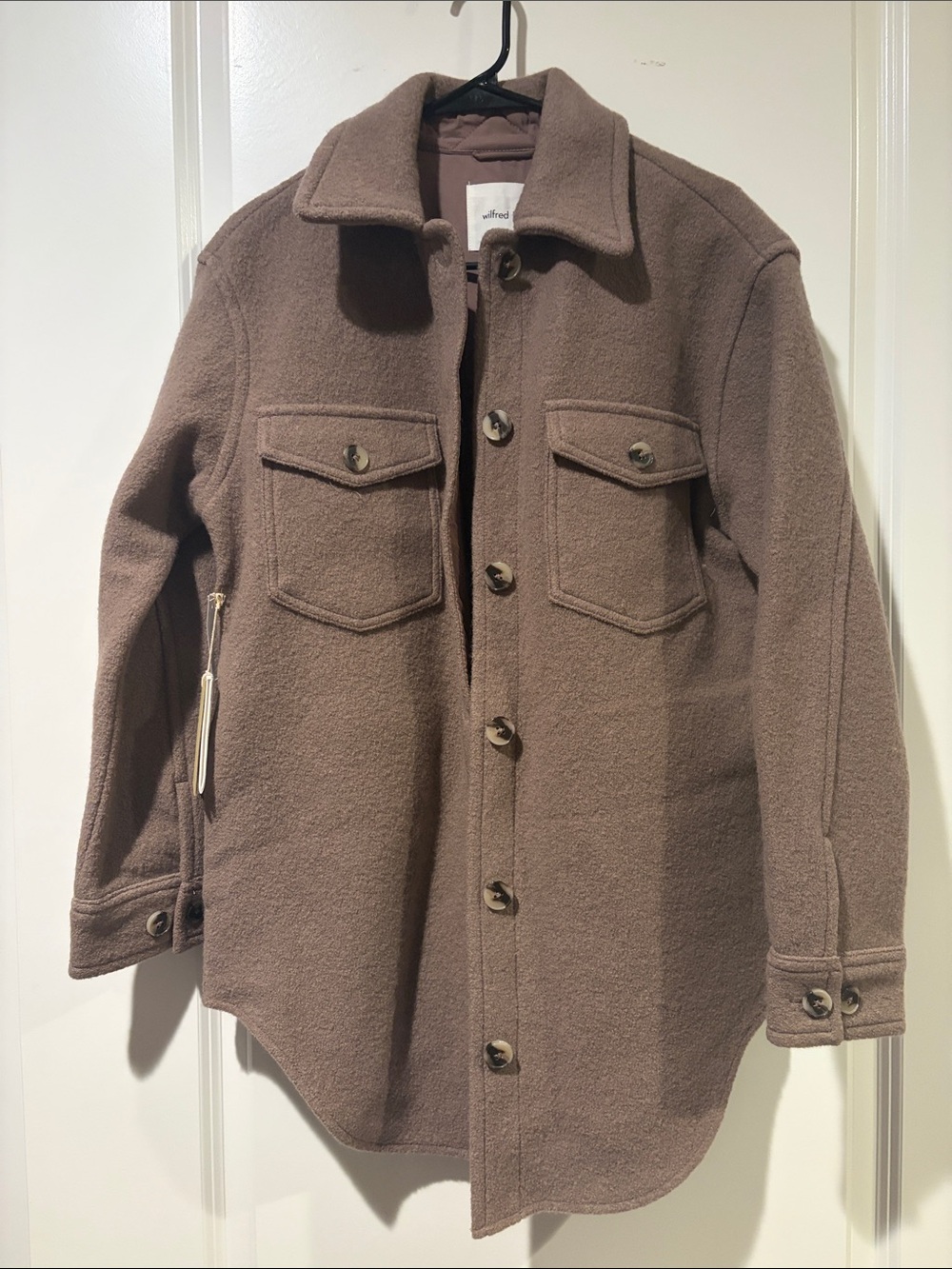 Wilfred Brown Lightweight Shirt Jacket